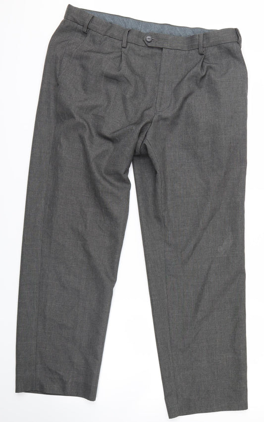 m&s Mens Grey   Trousers  Size 36 in L27 in