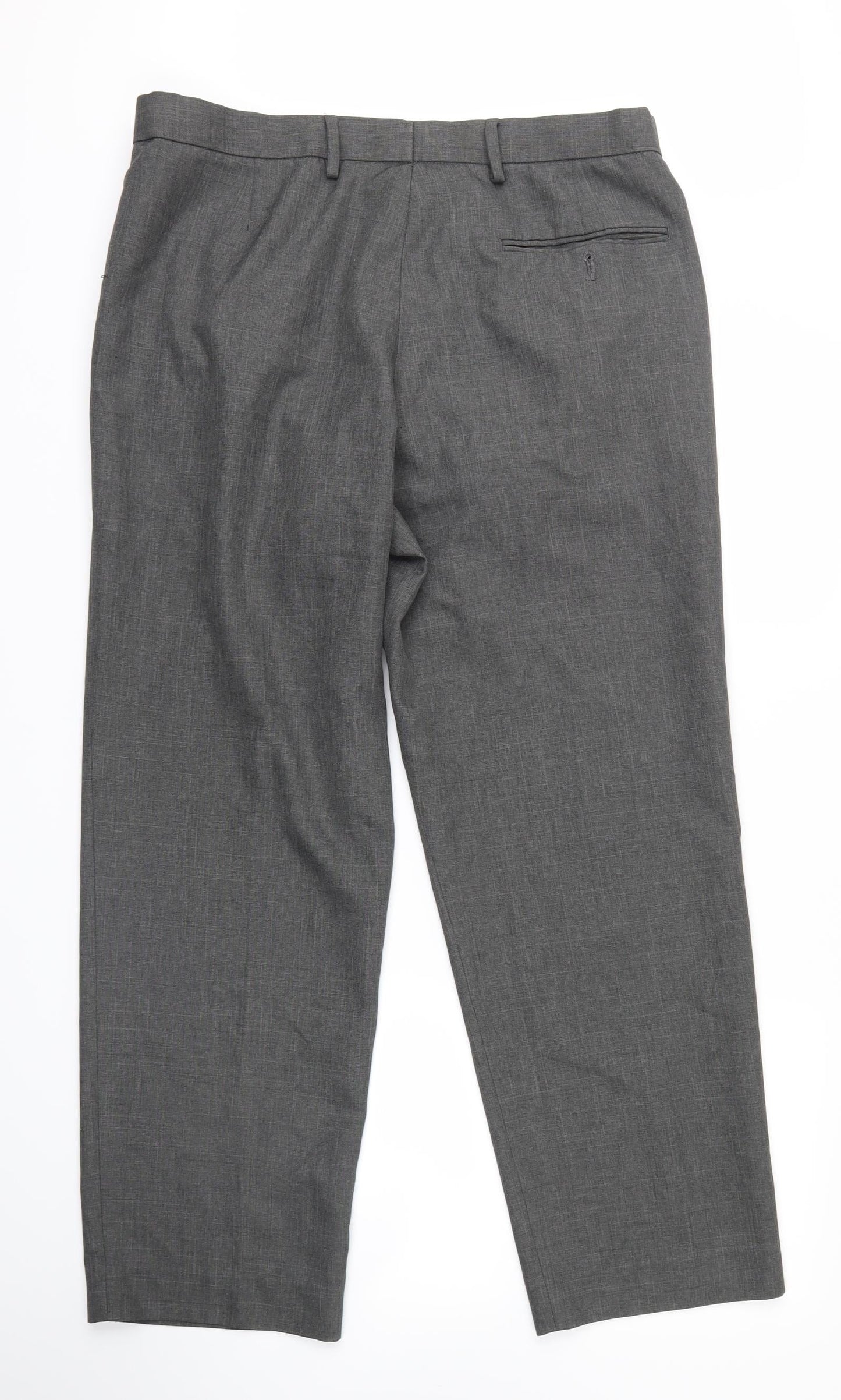 m&s Mens Grey   Trousers  Size 36 in L27 in