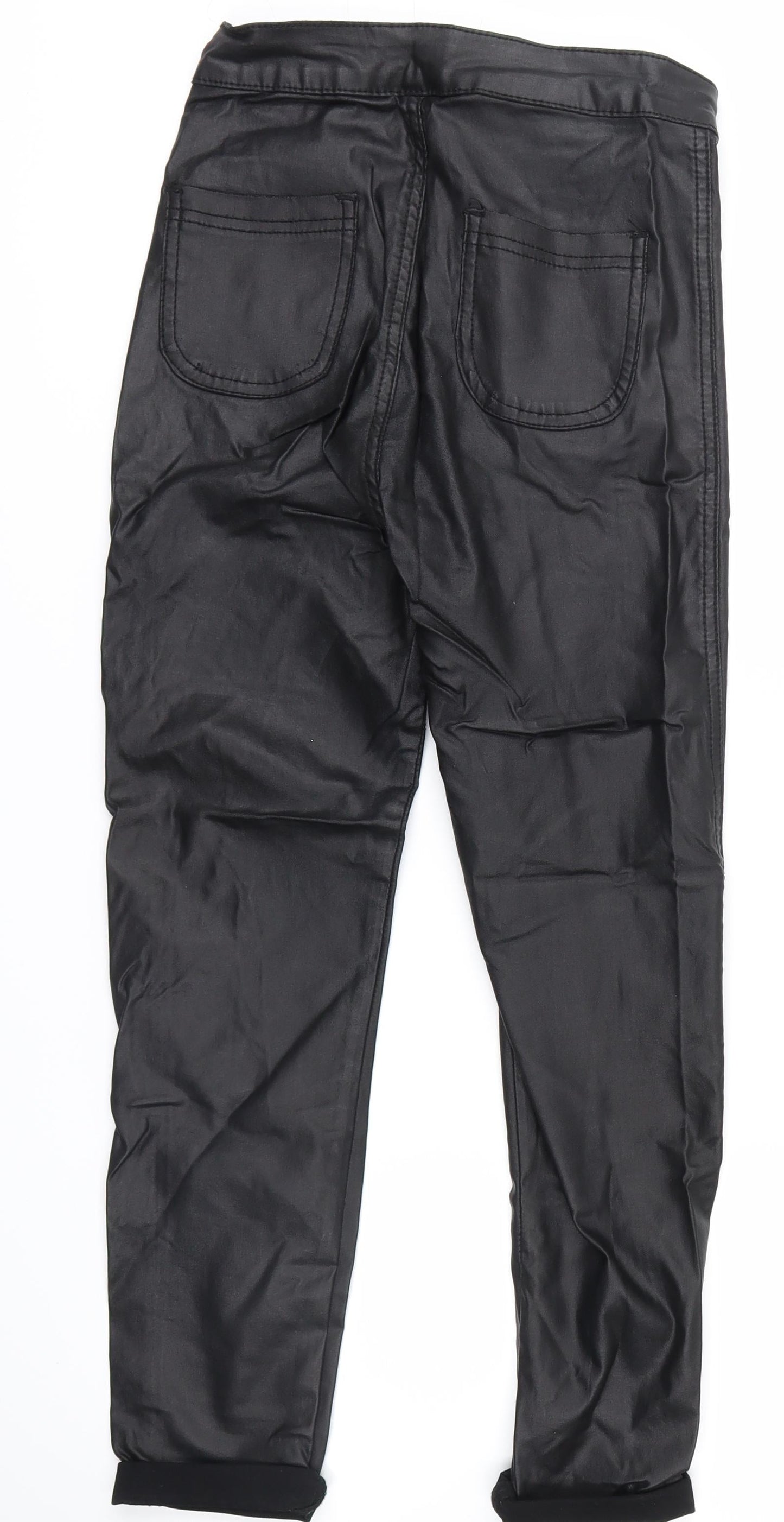 denim co Womens Black   Skinny Jeans Size 10 L23 in - leather pants