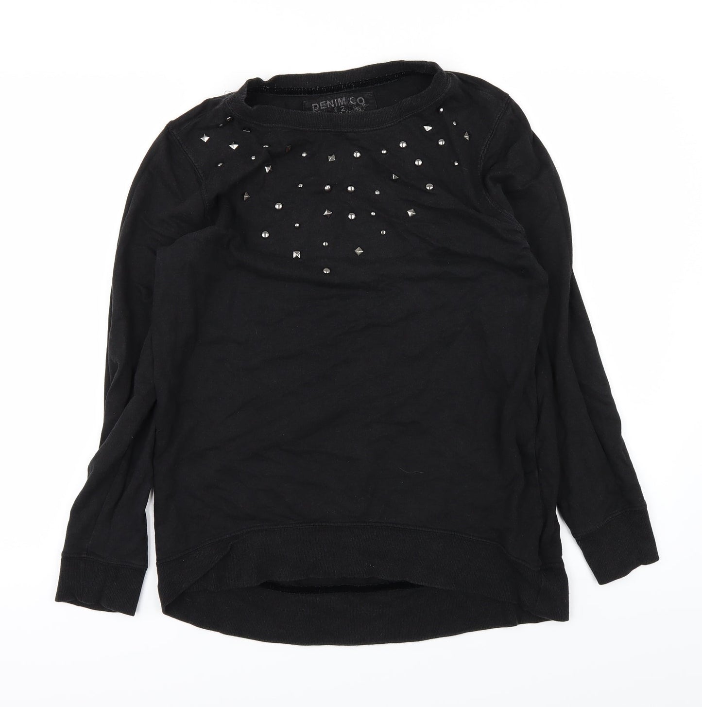 DENIMCO Womens Black   Pullover Jumper Size 12