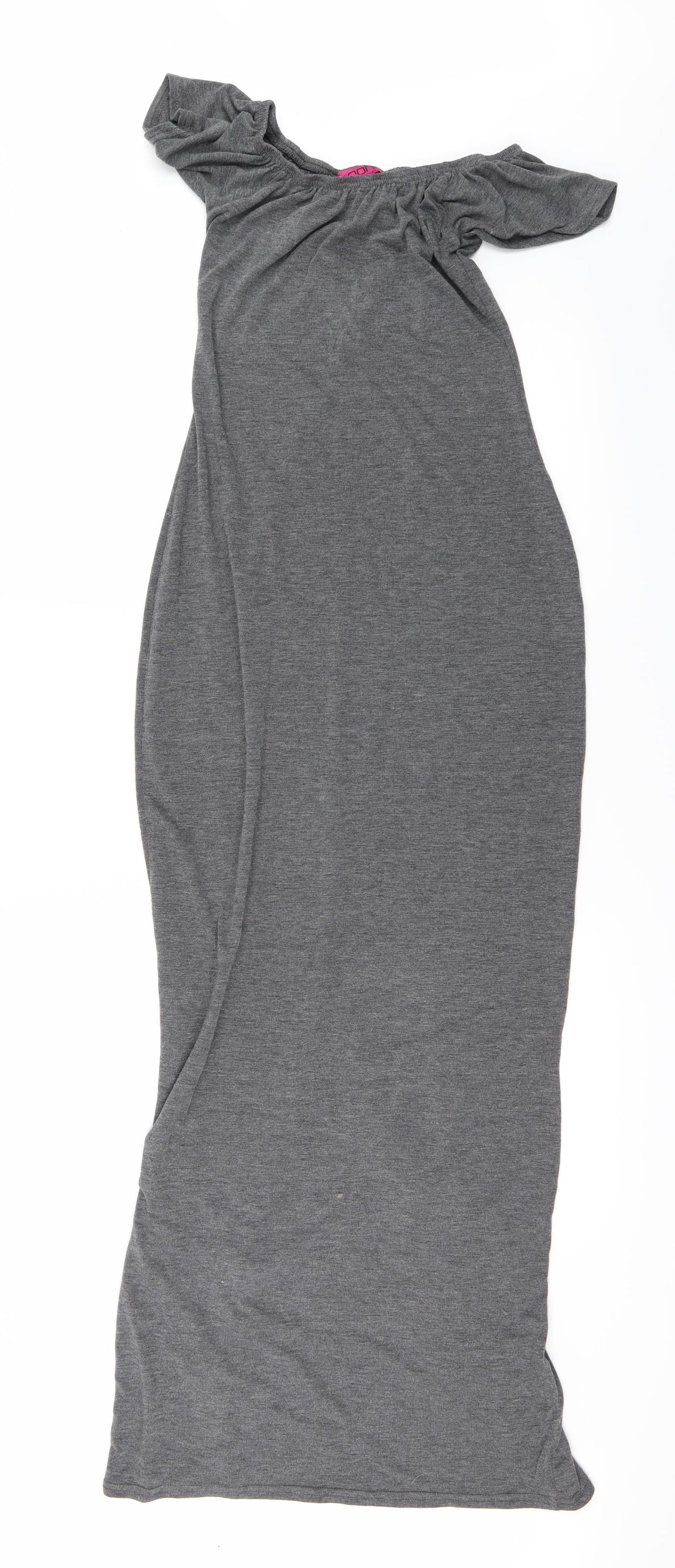 Boohoo Womens Grey   Pencil Dress  Size 10