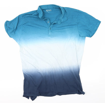 ACW85 Mens Blue    Polo Size L