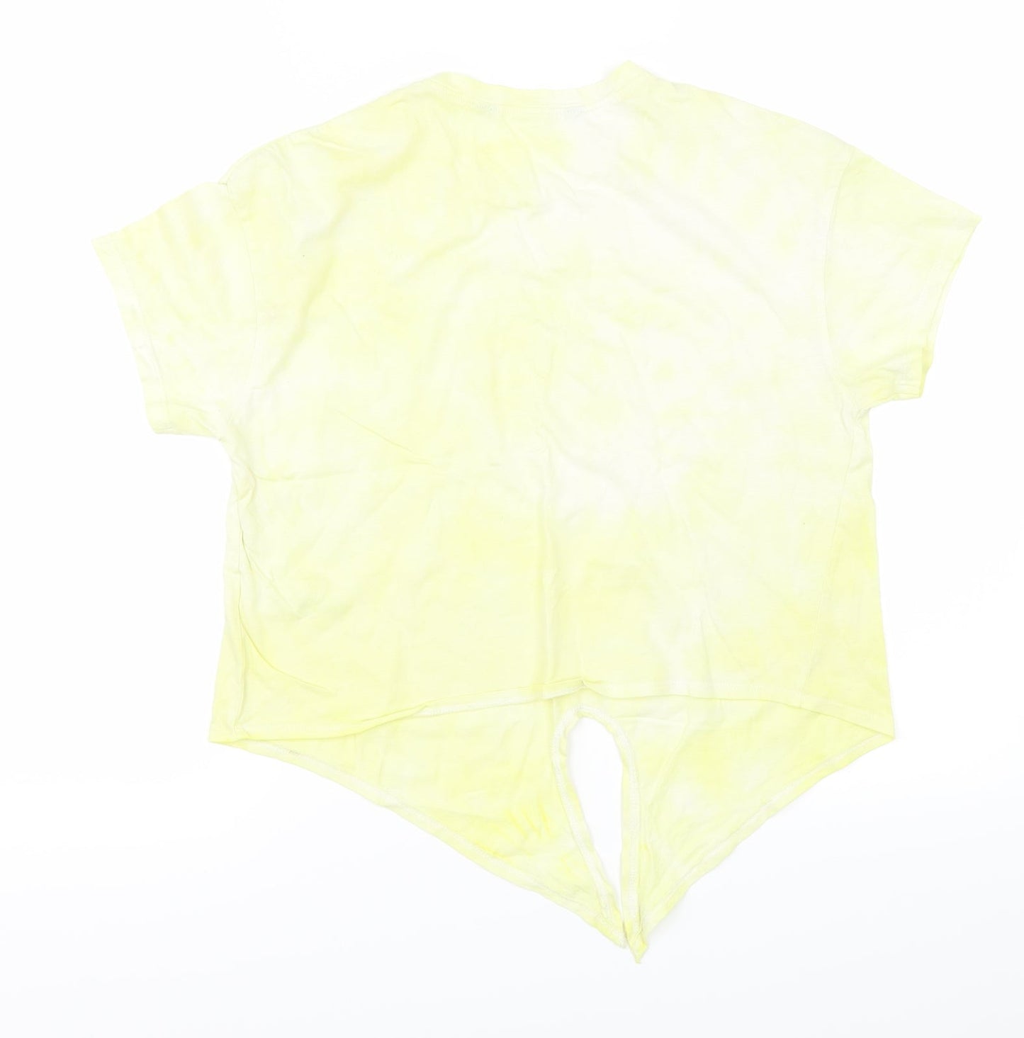 915 Girls Yellow   Basic T-Shirt Size 12-13 Years