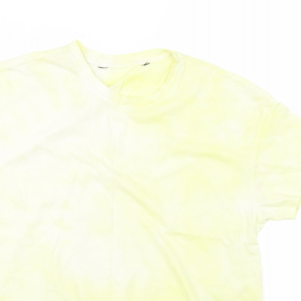 915 Girls Yellow   Basic T-Shirt Size 12-13 Years