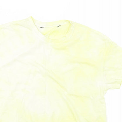 915 Girls Yellow   Basic T-Shirt Size 12-13 Years