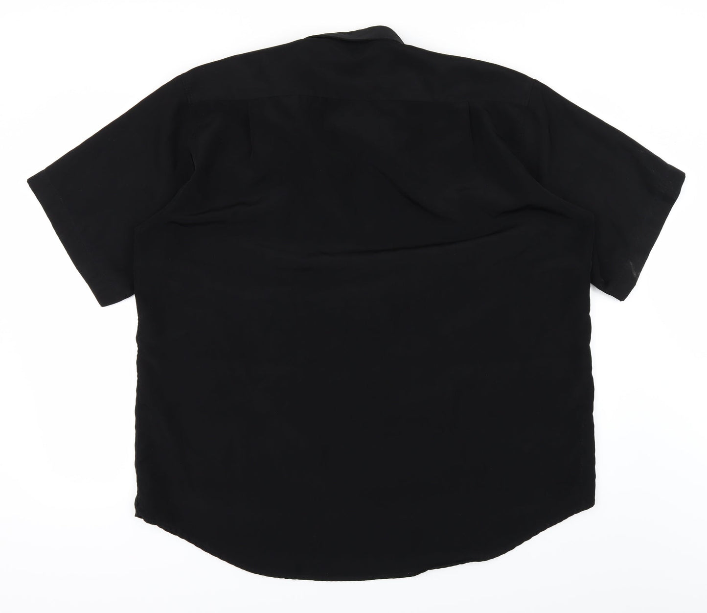 Mens UK Size L jars Black  Button-Up Short Sleeve Casual Shirt