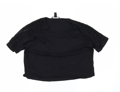 New Look Girls Black   Basic T-Shirt Size 12-13 Years