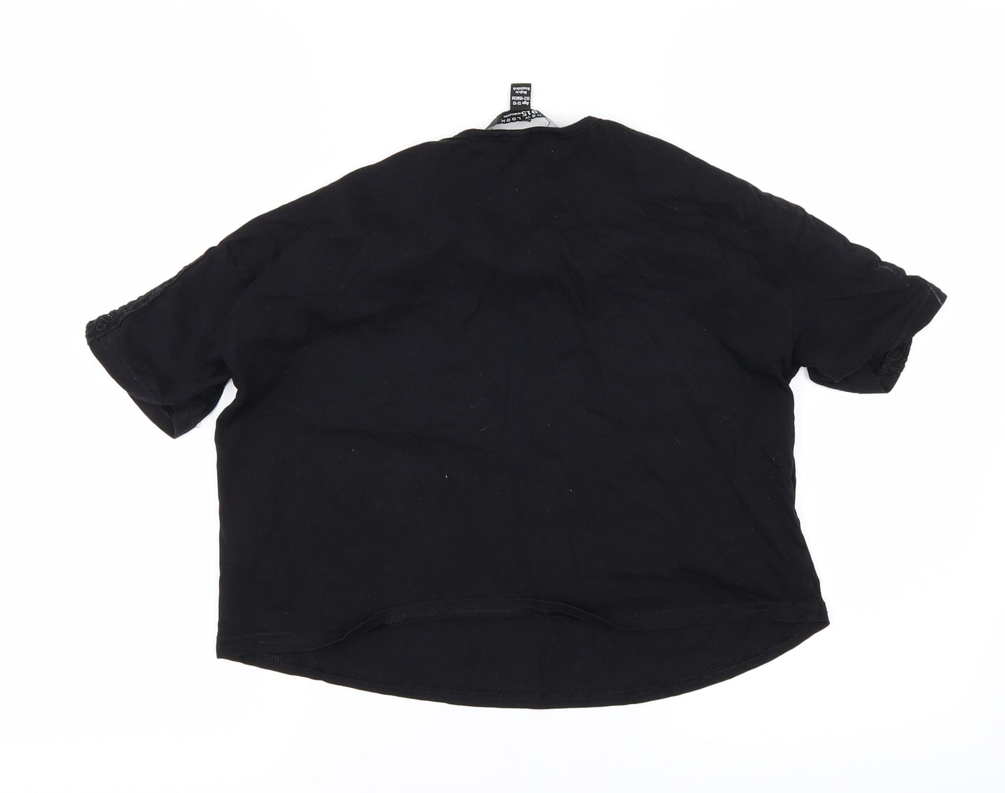 New Look Girls Black   Basic T-Shirt Size 12-13 Years