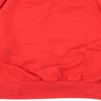 Bershka Womens Red   Pullover Jumper Size S