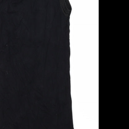 Fransa Womens Black   Basic Tank Size XS