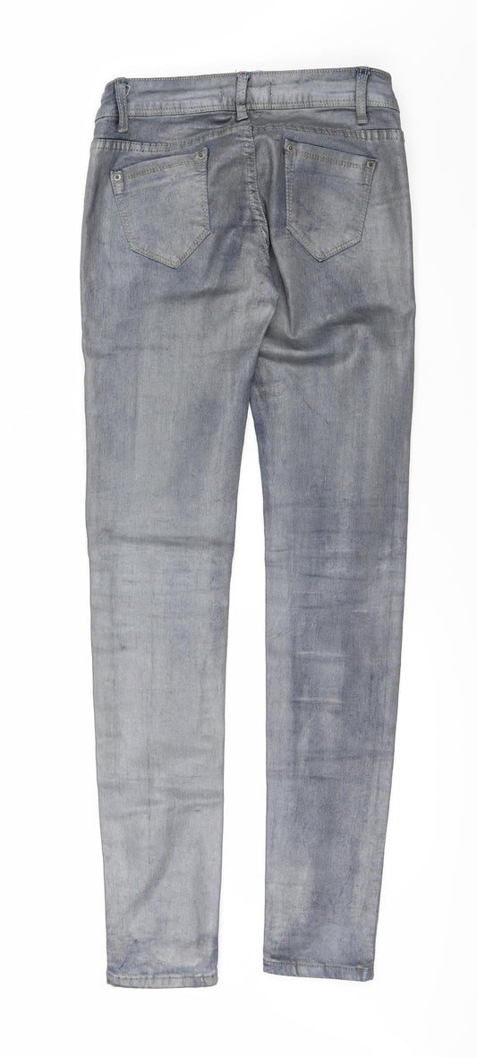 Lexxury Mens Blue   Skinny Jeans Size S L30 in