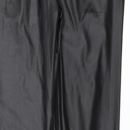 Womens UK Size S Preworn Regular Fit  Black Trousers