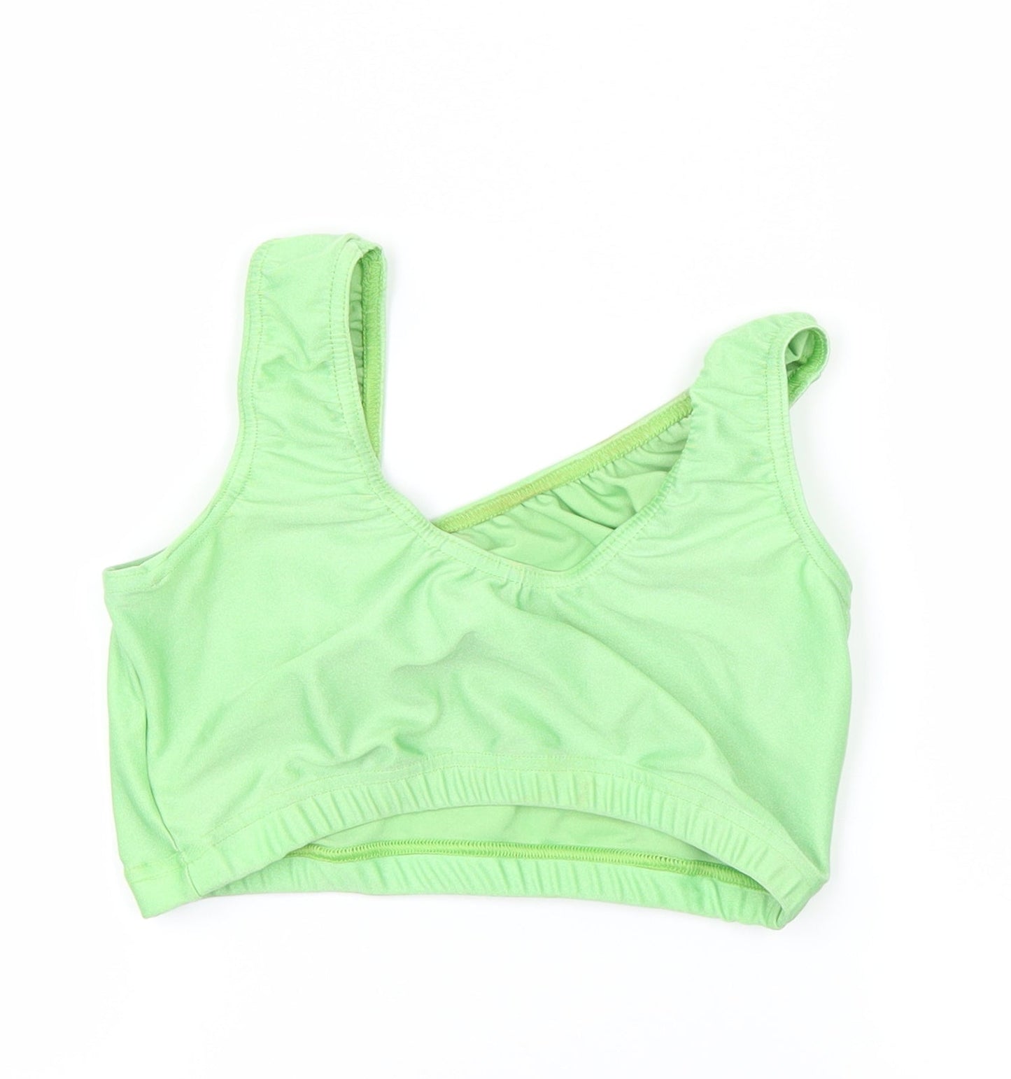 DANCE GEAR Womens Green   Cropped T-Shirt Size 4