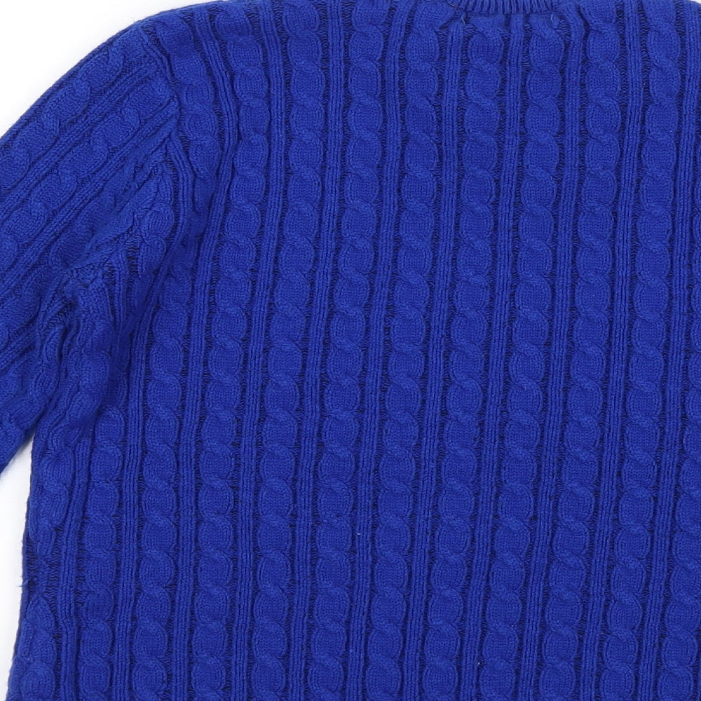 CHIC Womens Blue   Pullover Jumper Size S