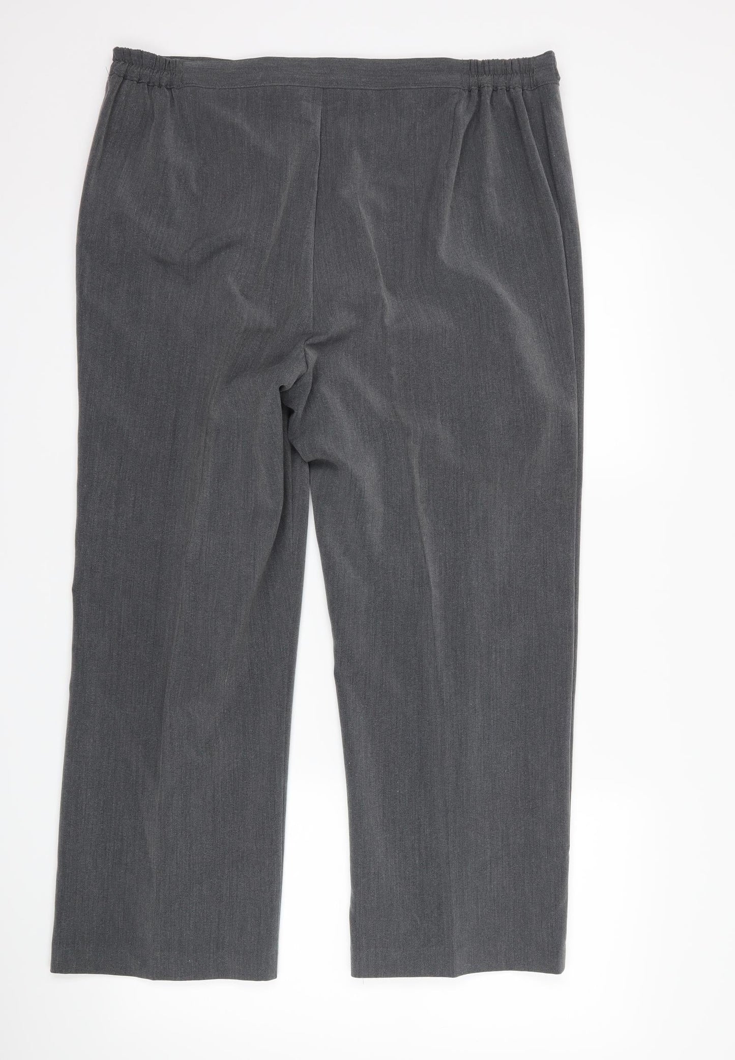 Womens UK Size 18 Sarah Hamilton Regular Fit  Grey Trousers