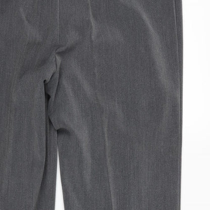 Womens UK Size 18 Sarah Hamilton Regular Fit  Grey Trousers