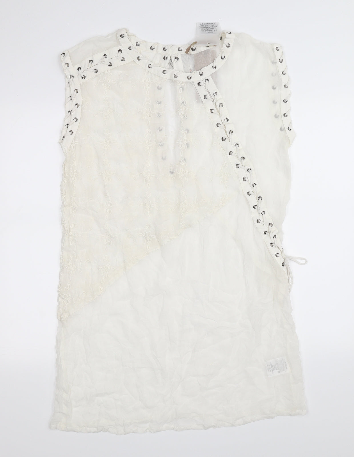 CULTURE Womens Ivory Paisley  Mini  Size M