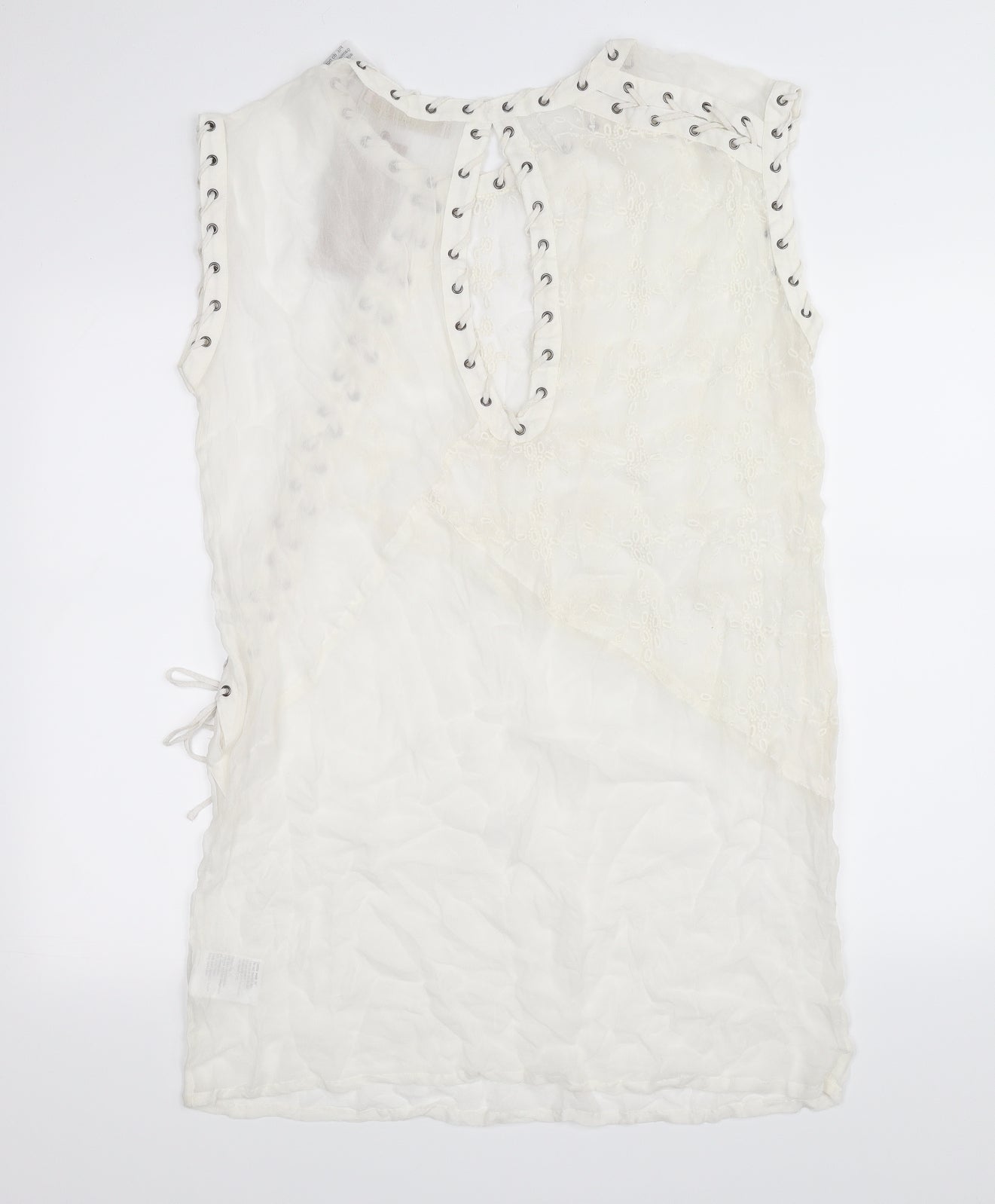 CULTURE Womens Ivory Paisley  Mini  Size M