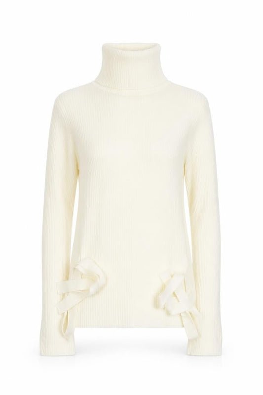 I SAW IT FIRST Womens Ivory  Knit Pullover Jumper Size M