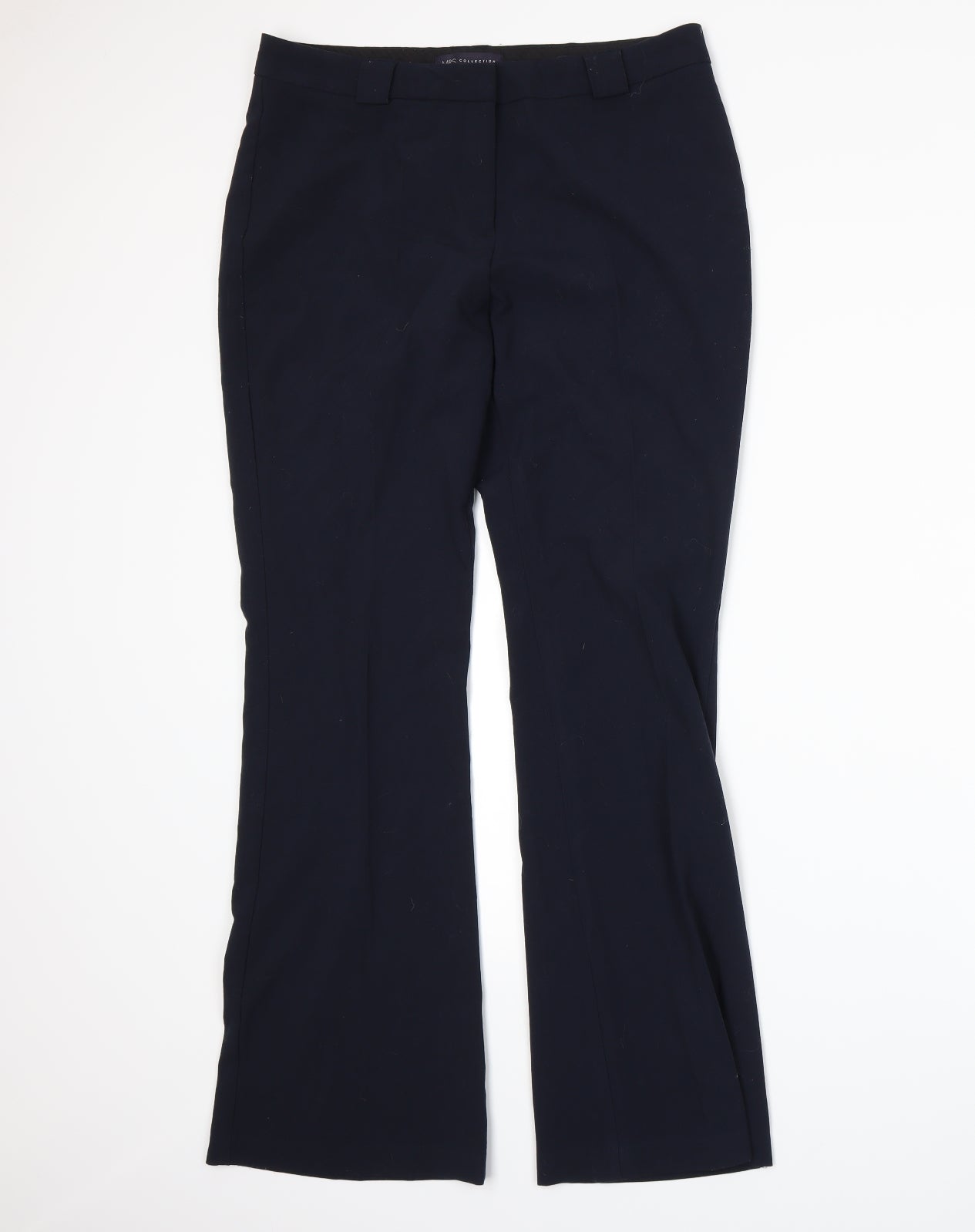 Womens UK Size 12 Marks and Spencer Regular Fit  Blue Trousers