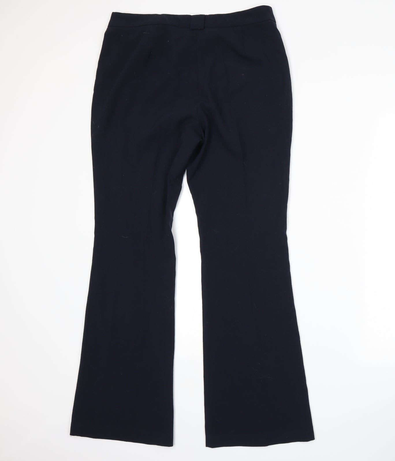 Womens UK Size 12 Marks and Spencer Regular Fit  Blue Trousers