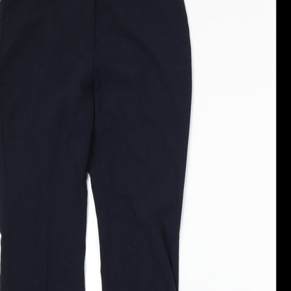 Womens UK Size 12 Marks and Spencer Regular Fit  Blue Trousers