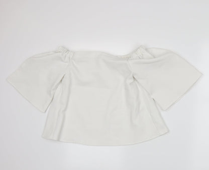 Glamorous Womens White   Basic T-Shirt Size S