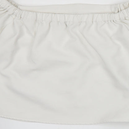 Glamorous Womens White   Basic T-Shirt Size S