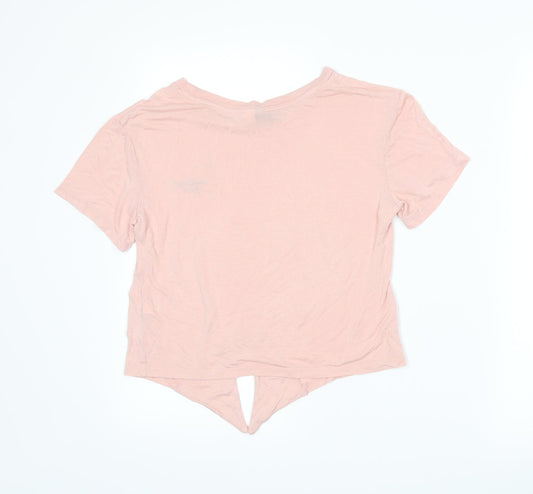 Divided by H&M Womens Pink   Basic T-Shirt Size S