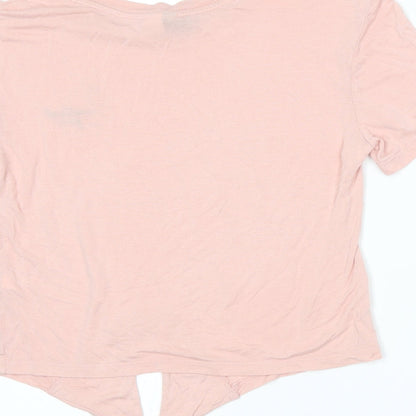 Divided by H&M Womens Pink   Basic T-Shirt Size S