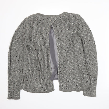 Redoute Womens Grey  Knit Cardigan Jumper Size L