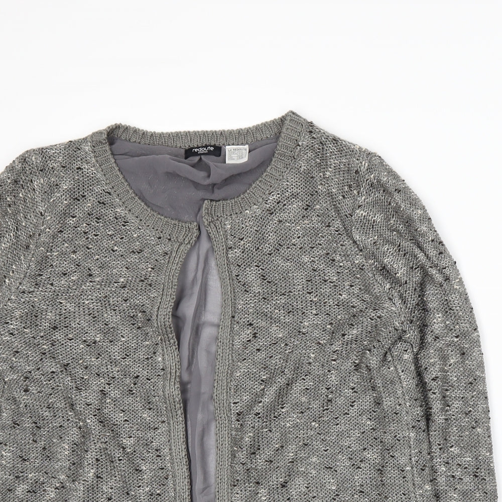Redoute Womens Grey  Knit Cardigan Jumper Size L