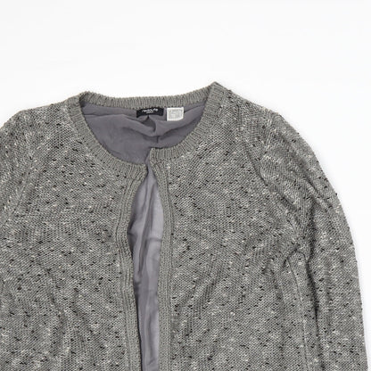 Redoute Womens Grey  Knit Cardigan Jumper Size L