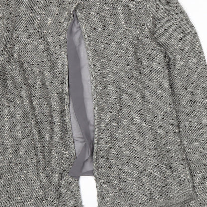 Redoute Womens Grey  Knit Cardigan Jumper Size L