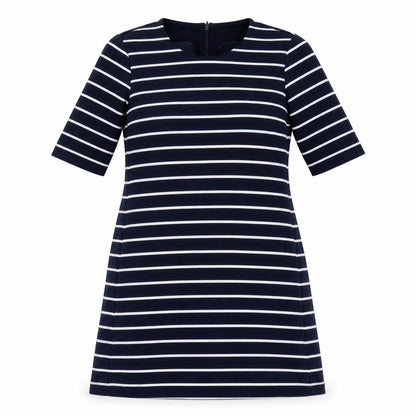 H&M Womens Blue Striped  A-Line  Size S
