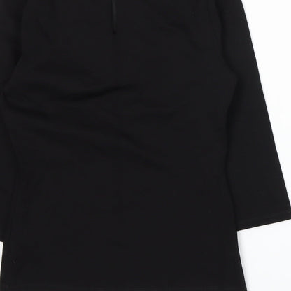 Womens UK Size 12 Julien Macdonald Black Basic T-Shirt