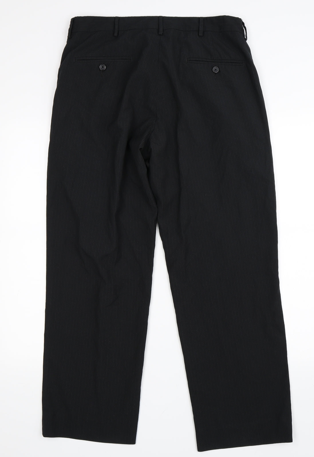 Kenneth Cole Mens Black   Trousers  Size 33 in L30 in