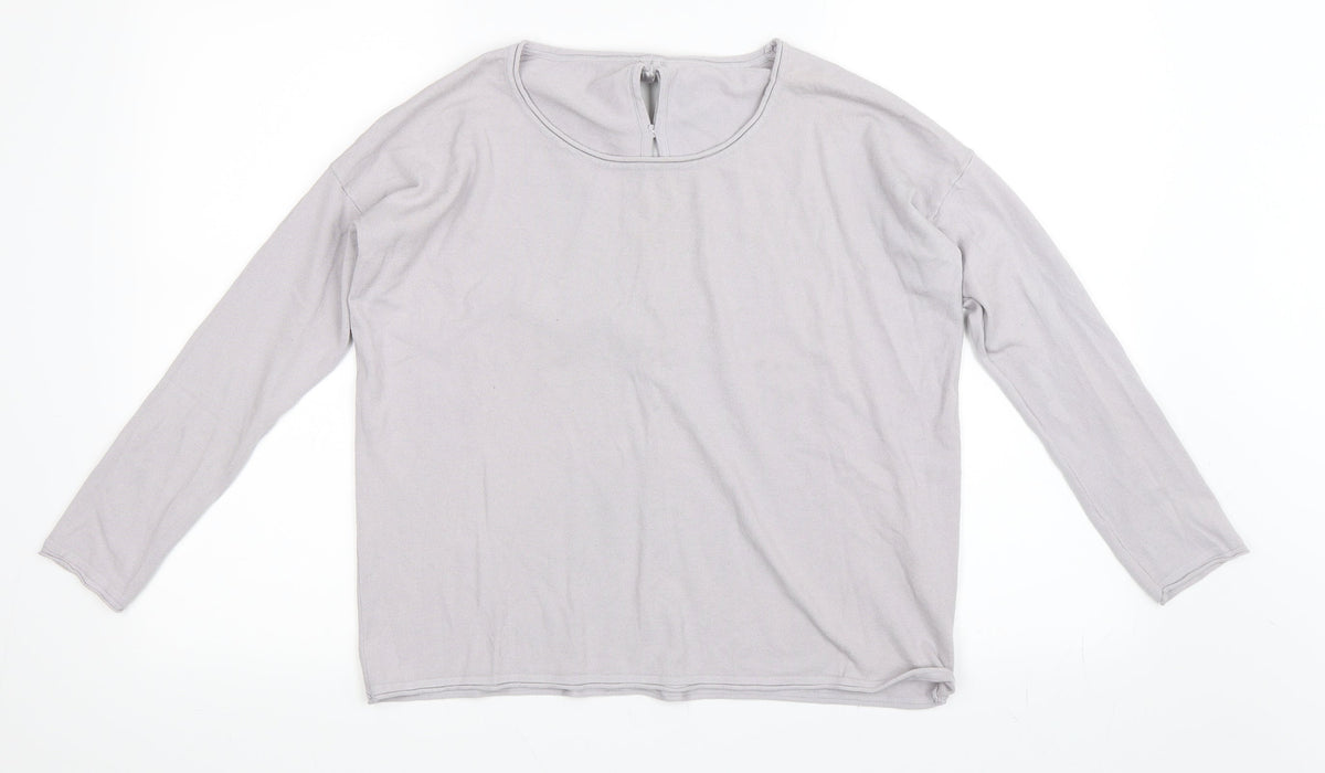 Additional front view of Missun women’s grey jumper, size S