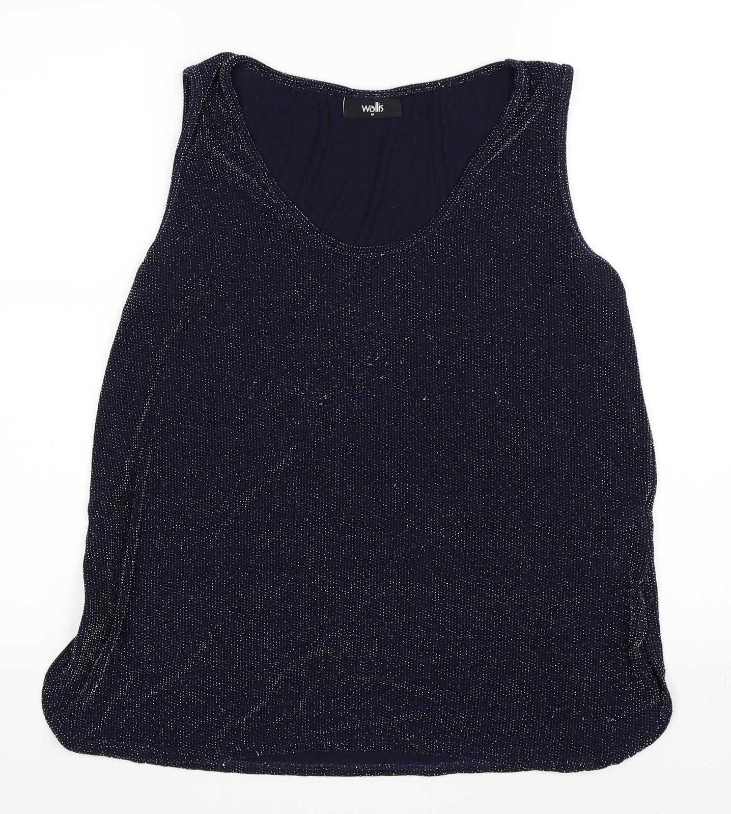 Womens UK Size 14 Wallis Blue Basic T-Shirt