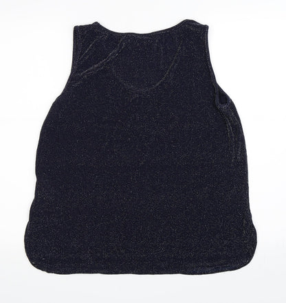 Womens UK Size 14 Wallis Blue Basic T-Shirt