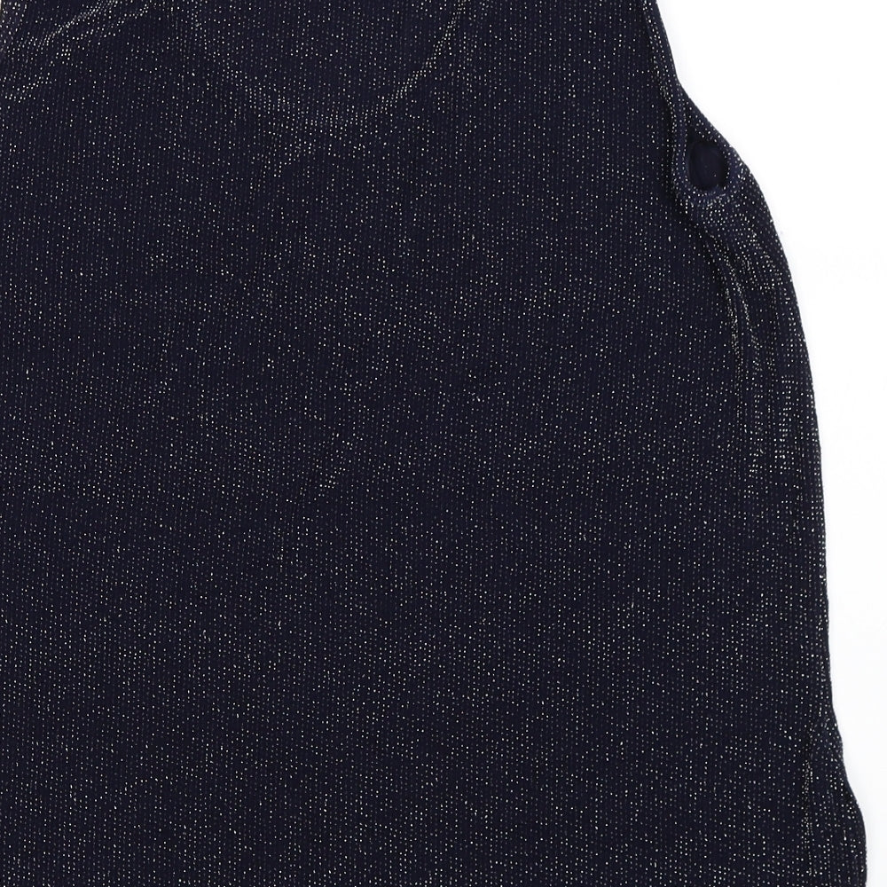 Womens UK Size 14 Wallis Blue Basic T-Shirt