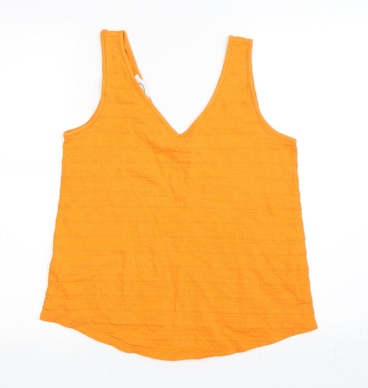 Promod Womens Orange   Basic Tank Size M