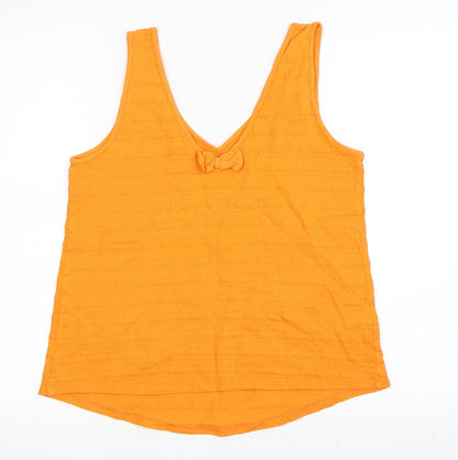 Promod Womens Orange   Basic Tank Size M