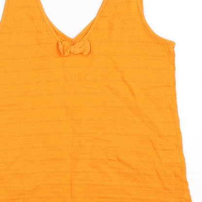 Promod Womens Orange   Basic Tank Size M