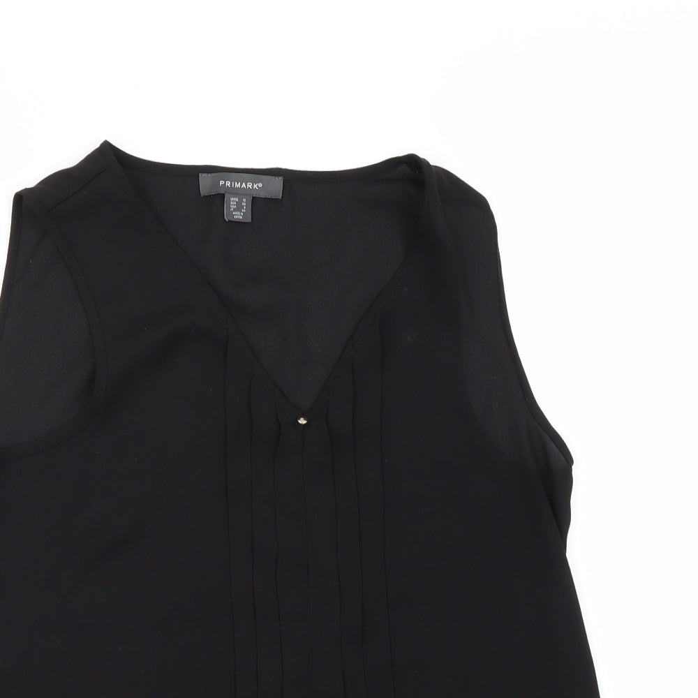 Primark Womens Black   Basic Blouse Size 12