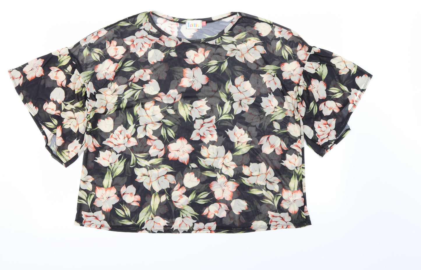 Womens UK Size 16 Lottie Multicoloured Basic Blouse