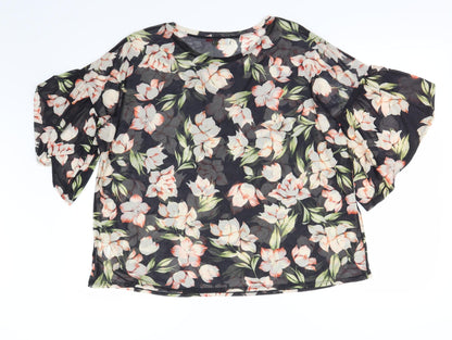 Womens UK Size 16 Lottie Multicoloured Basic Blouse