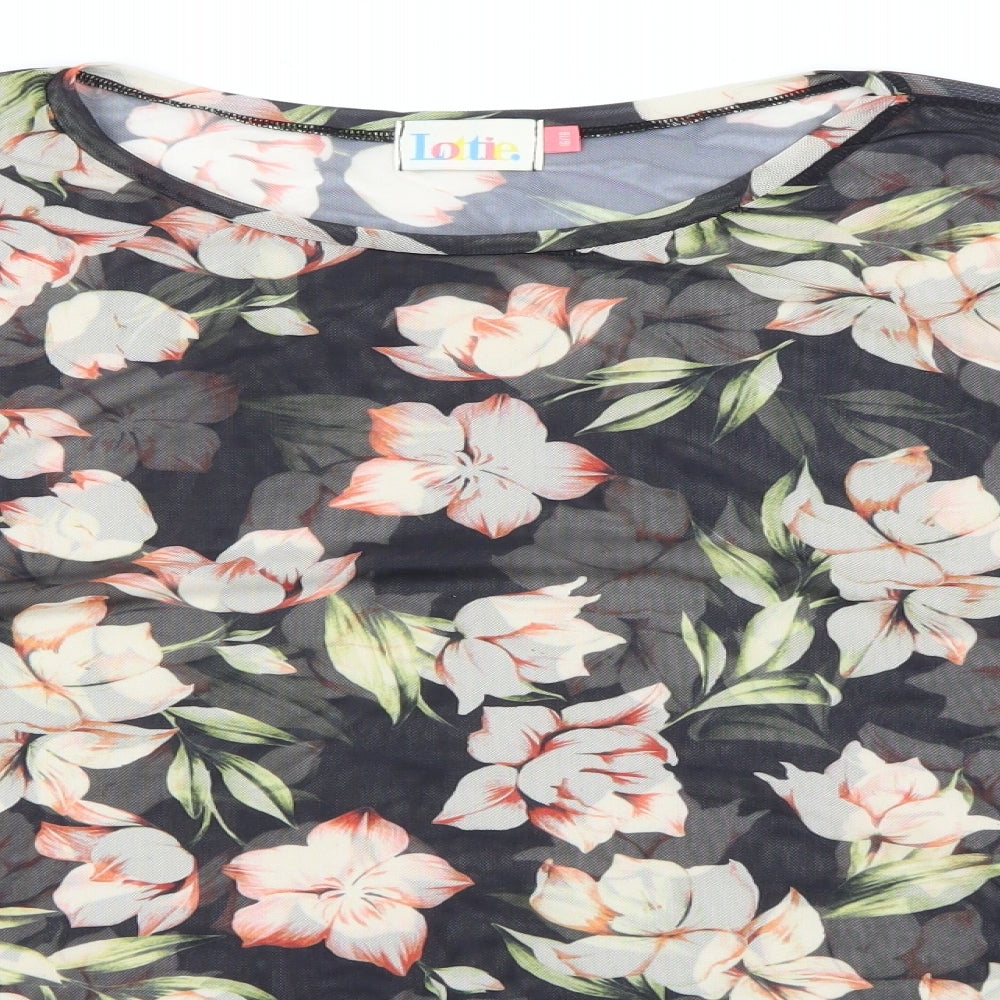 Womens UK Size 16 Lottie Multicoloured Basic Blouse