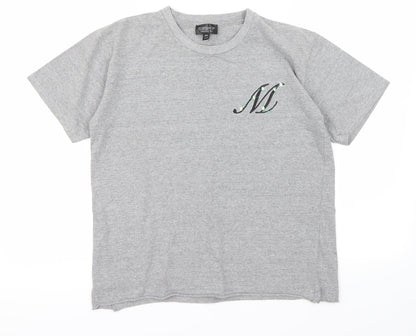Topshop Womens Grey   Basic T-Shirt Size 8