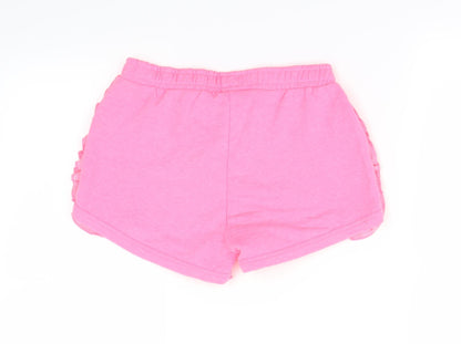 I love girls wear Girls Pink   Cut-Off Shorts Size 9 Years
